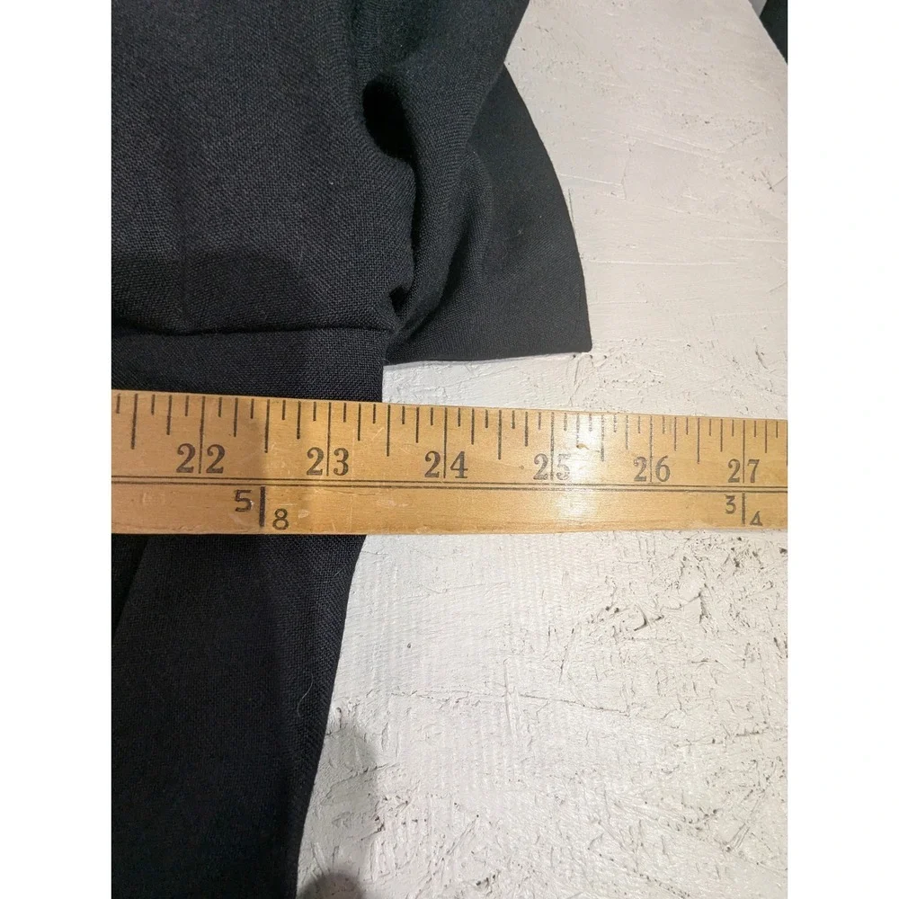 Vintage Black Wool Tuxedo Suit Set 44L Peak Lapel‎ USA